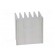 Heatsink: extruded | grilled | natural | L: 37.5mm | W: 36.8mm | H: 25mm фото 5