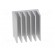 Heatsink: extruded | grilled | natural | L: 37.5mm | W: 36.8mm | H: 25mm фото 9