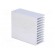 Heatsink: extruded | grilled | natural | L: 50mm | W: 45mm | H: 22mm | raw image 6