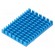 Heatsink: extruded | grilled | Raspberry Pi | blue | L: 40mm | W: 30mm фото 1