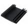Heatsink: extruded | grilled | TO3 | black | L: 75mm | W: 70mm | H: 15mm image 1