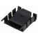 Heatsink: moulded | TO218,TO220 | black | L: 25.4mm | W: 25mm | H: 8.3mm image 1