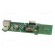 Dev.kit: STM8 | STM8S105C6T6 | pin strips,USB B | prototype board image 3