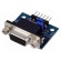 Pmod module | converter | RS232,UART | MAX3232 | prototype board paveikslėlis 1