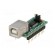 Module: USB | UART | USB B,pin strips | -40÷85°C | 3.3÷5.25VDC paveikslėlis 2