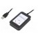 RFID reader | 4.3÷5.5V | USB | antenna | Range: 100mm | 88x56x18mm | ABS image 1