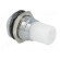 LED holder | 10mm | chromium | convex | with plastic plug paveikslėlis 4