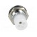 LED holder | 10mm | chromium | convex | with plastic plug paveikslėlis 5