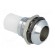 LED holder | 10mm | chromium | convex | with plastic plug paveikslėlis 8