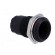 LED holder | 10mm | metal | concave | with plastic plug | black фото 8