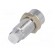 LED holder | 3mm | chromium | metal | concave | with plastic plug image 6