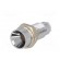 LED holder | 3mm | chromium | metal | concave | with plastic plug paveikslėlis 2
