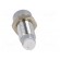 LED holder | 3mm | chromium | metal | concave | with plastic plug image 5