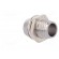 LED holder | 3mm | chromium | metal | concave | with plastic plug фото 4