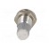 LED holder | 3mm | chromium | metal | convex | with plastic plug image 5