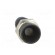 LED holder | 3mm | metal | concave | with plastic plug | black image 9