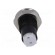 LED holder | 3mm | metal | convex | with plastic plug | black paveikslėlis 5