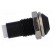 LED holder | 3mm | metal | convex | with plastic plug | black paveikslėlis 7