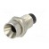 LED holder | 3mm | nickel | concave | with plastic plug фото 2