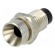 LED holder | 3mm | nickel | concave | with plastic plug image 1