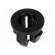 LED holder | 3mm | one-piece | black | UL94V-2 | L: 4.6mm | Mat: polyamide image 1