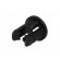 LED holder | 3mm | one-piece | black | UL94V-2 | L: 5.7mm | Mat: polyamide paveikslėlis 6