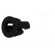 LED holder | 3mm | one-piece | black | UL94V-2 | L: 5.8mm | Mat: polyamide image 2