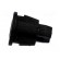 LED holder | 3mm | one-piece | black | UL94V-2 | L: 6.4mm | Mat: polyamide фото 3