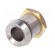 LED holder | 5mm | chromium | metal | concave | with plastic plug | IP66 фото 1