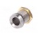 LED holder | 5mm | chromium | metal | concave | with plastic plug | IP66 фото 2