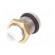 LED holder | 5mm | chromium | metal | concave | with plastic plug | IP66 фото 6