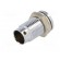 LED holder | 5mm | Cutout: Ø8mm | Body: silver | Body plating: chrome фото 6