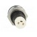 LED holder | 5mm | metal | convex | with plastic plug | black фото 5