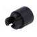 LED holder | 5mm | one-piece | black | UL94V-2 | L: 10.3mm paveikslėlis 6