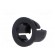 LED holder | 5mm | one-piece | black | UL94V-2 | L: 6.3mm | Mat: polyamide image 2