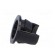 LED holder | 5mm | one-piece | black | UL94V-2 | L: 6.3mm | Mat: polyamide image 3
