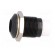 LED holder | 8mm | metal | convex | with plastic plug | black фото 3