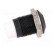 LED holder | 8mm | metal | convex | with plastic plug | black фото 7