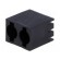 LED housing | 3mm | polyamide | angular | 3 PIN | black | UL94V-2 paveikslėlis 1