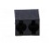 LED housing | 3mm | polyamide | angular | 3 PIN | black | UL94V-2 image 9