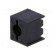 LED housing | 3mm | polyamide | angular | 3 PIN | black | UL94V-2 | W: 7mm фото 1