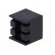 LED housing | 3mm | polyamide | angular | 3 PIN | black | UL94V-2 | W: 7mm фото 6