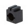 LED housing | 3mm | polyamide | angular | 3 PIN | black | UL94V-2 | W: 7mm фото 2