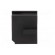 LED housing | 3mm | polyamide | angular | black | No.of diodes: 2 paveikslėlis 7
