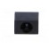 LED housing | 3mm | polyamide | angular | black | UL94V-2 | H: 6.4mm image 9