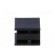 LED housing | 3mm | polyamide | angular | black | UL94V-2 | H: 6mm фото 5