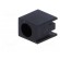 LED housing | 3mm | polyamide | angular | black | UL94V-2 | H: 6mm фото 2