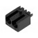 LED housing | 3mm | polyamide | angular | black | UL94V-2 | H: 6mm image 1