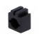LED housing | 3mm | polyamide | angular | 3 PIN | black | UL94V-2 | W: 7mm фото 1