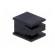 LED housing | 3mm | polyamide | angular | black | UL94V-2 | H: 5mm фото 4